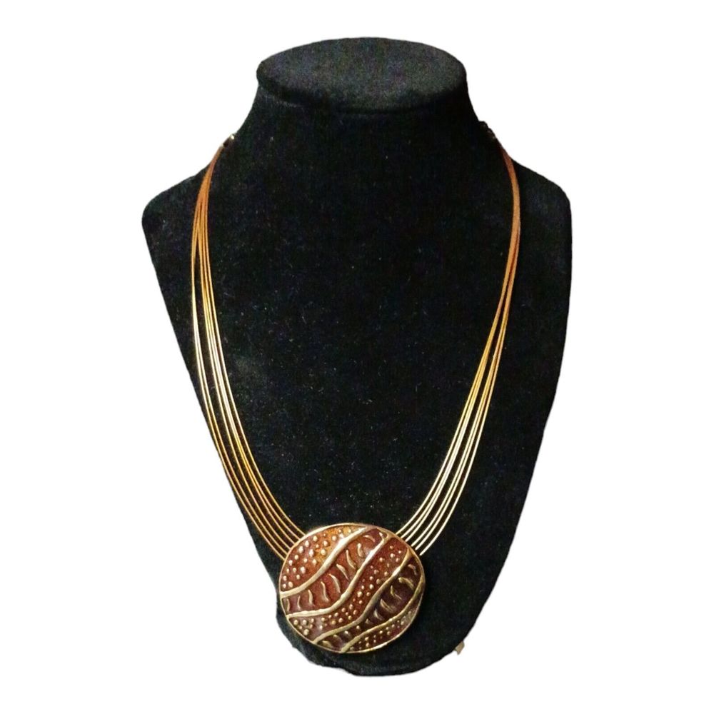 Brass Plated Pendant